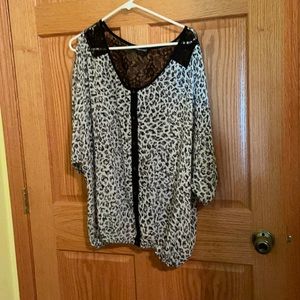 Cheetah print top